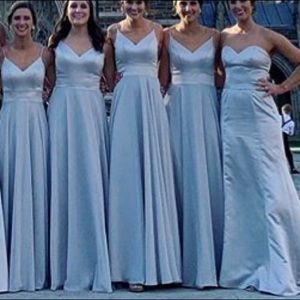 Sorella Vita Sz 4 style 9088 grey bridesmaid dress